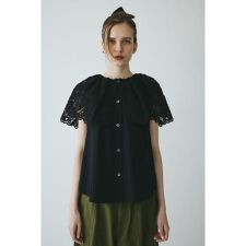 Lace cape blouse