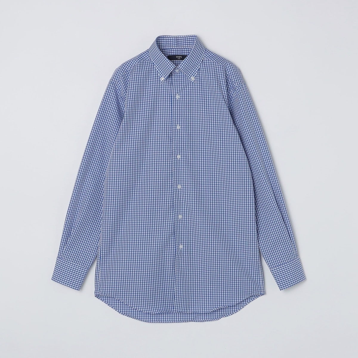 フォーマル シャツ SHIPS: イタリアン ボタンダウン パナマ ギンガム