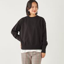 SHIPS Colors:〈手洗い可能〉スウェット ライク ニット◇