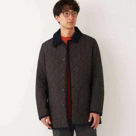 マッキントッシュ キルティングジャケット ネイビー38ユナイテッド 