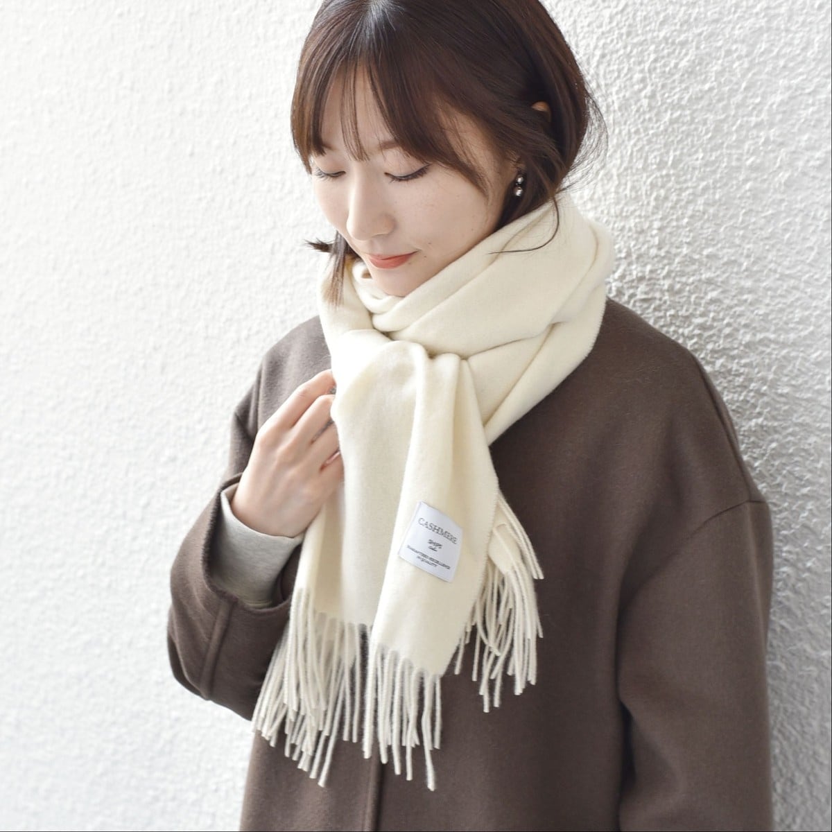 シップス カラーズ（SHIPS Colors）/SHIPS Colors:カシミヤ ソリッド ストール SHIPS Colors:カシミヤ ソリッド ストール | シップス カラーズ(SHIPS