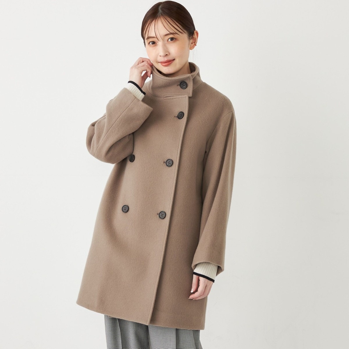 B.C STOCK WビーバーコクーンW前スタンドコート B.C STOCK WビーバーコクーンW前スタンドコート