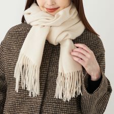 SHIPS Colors:〈手洗い可能〉 ウール ソリッド ストール