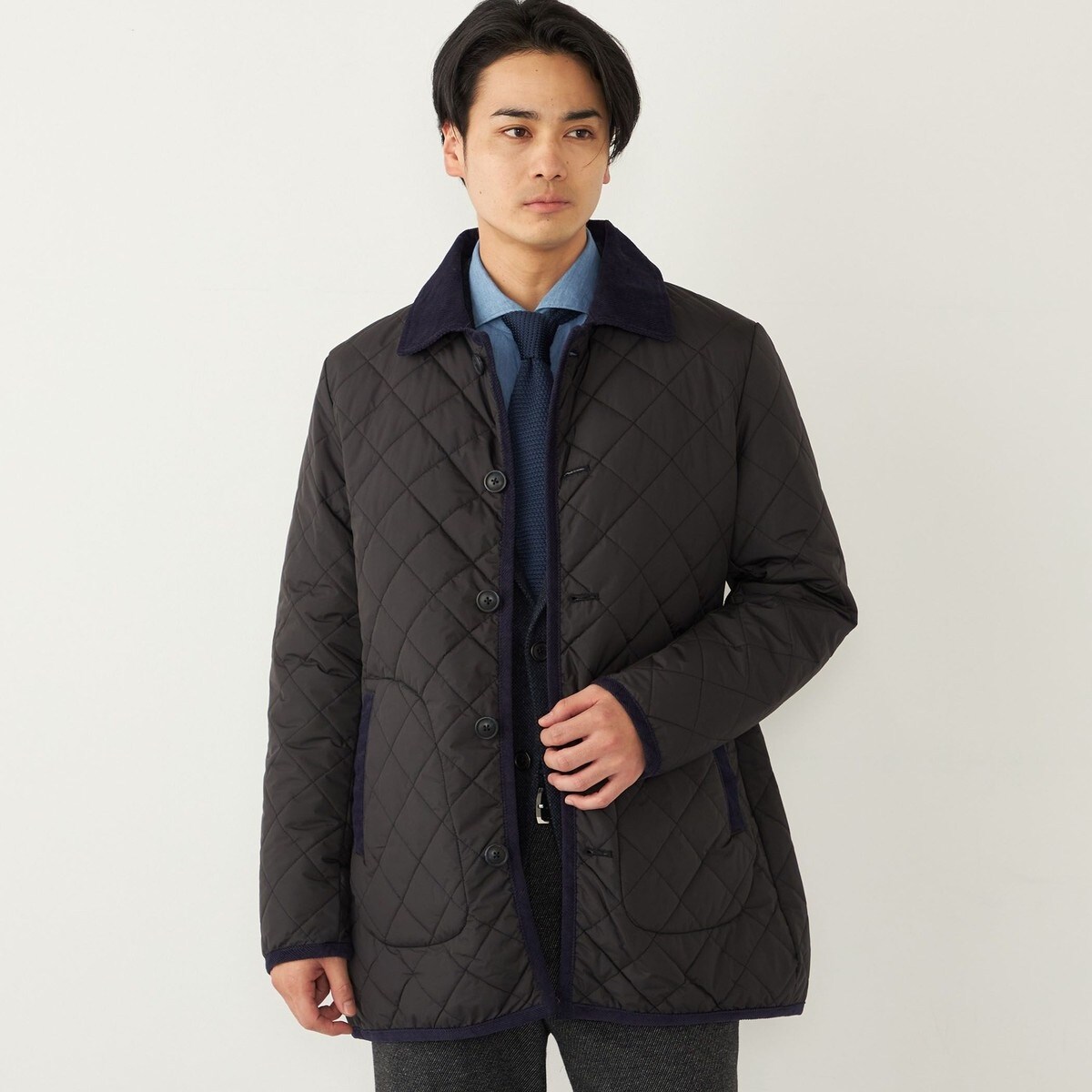 SHIPS Colors別注】Rain-Stuff:〈撥水・防風〉キルティング ジャケット