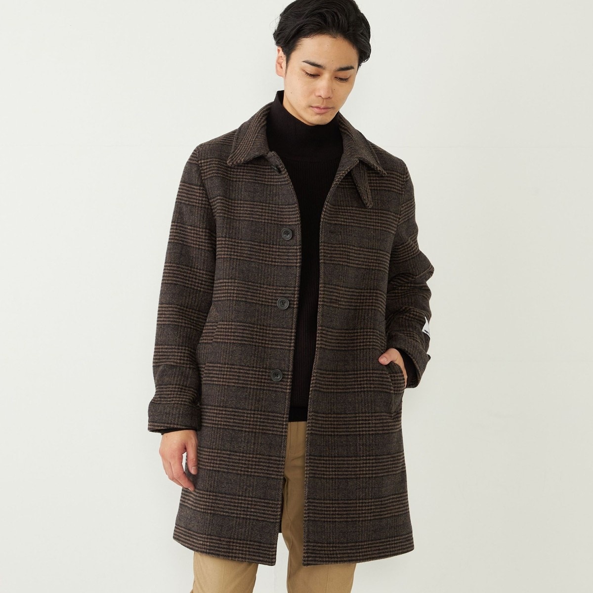 シップス カラーズ(SHIPS Colors) メンズ ステンカラーコート の