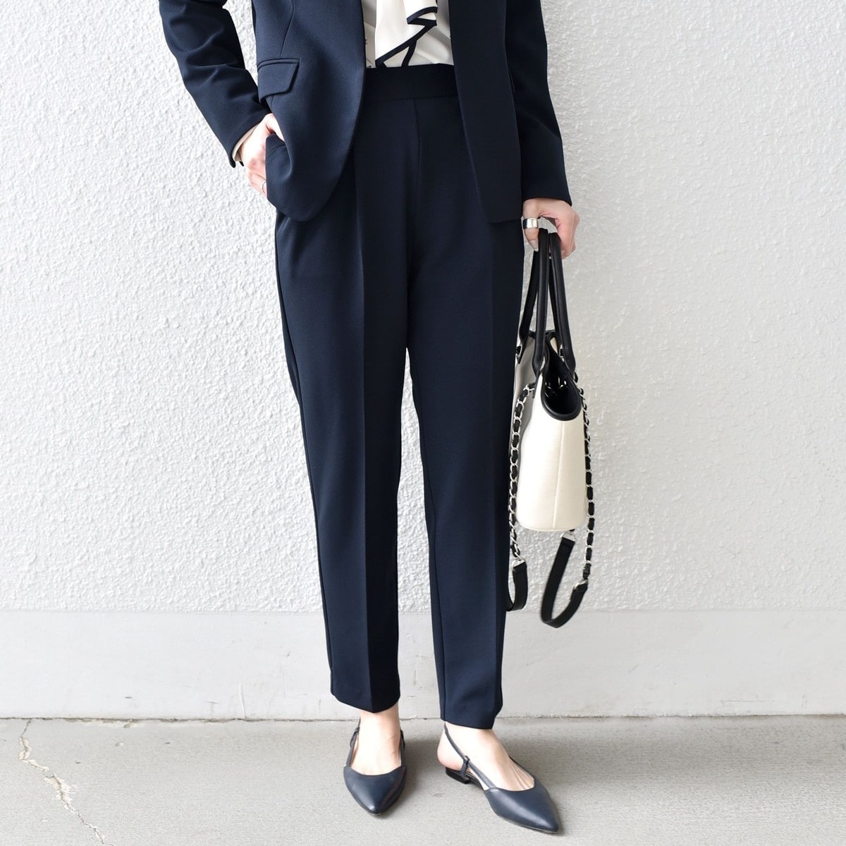 セットアップ対応】 杢調 テーパードパンツ | コムサイズム(COMME CA