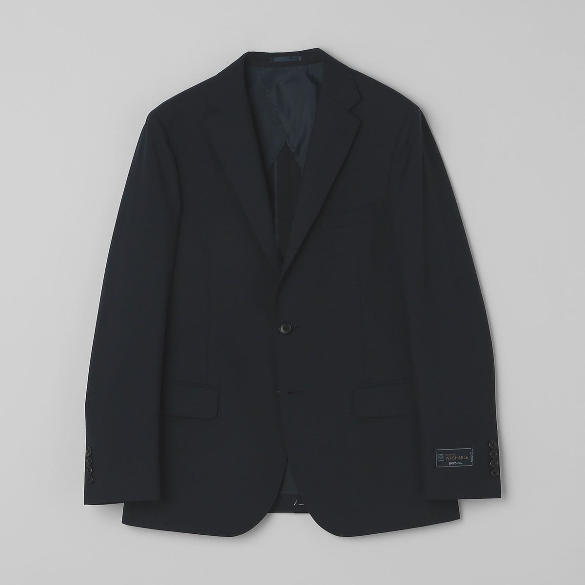 御幸毛織】Superio160 ウールカシミヤ スーツ（ネイビーストライプ