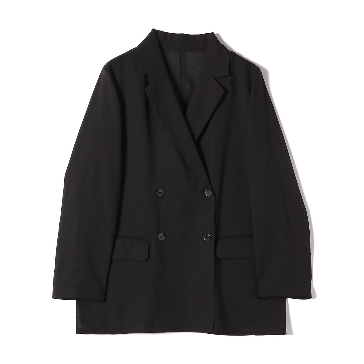 ジャーナルスタンダードレリューム シアーテーラードジャケット　ブラック 追加4》シアーテーラードジャケット（テーラードジャケット