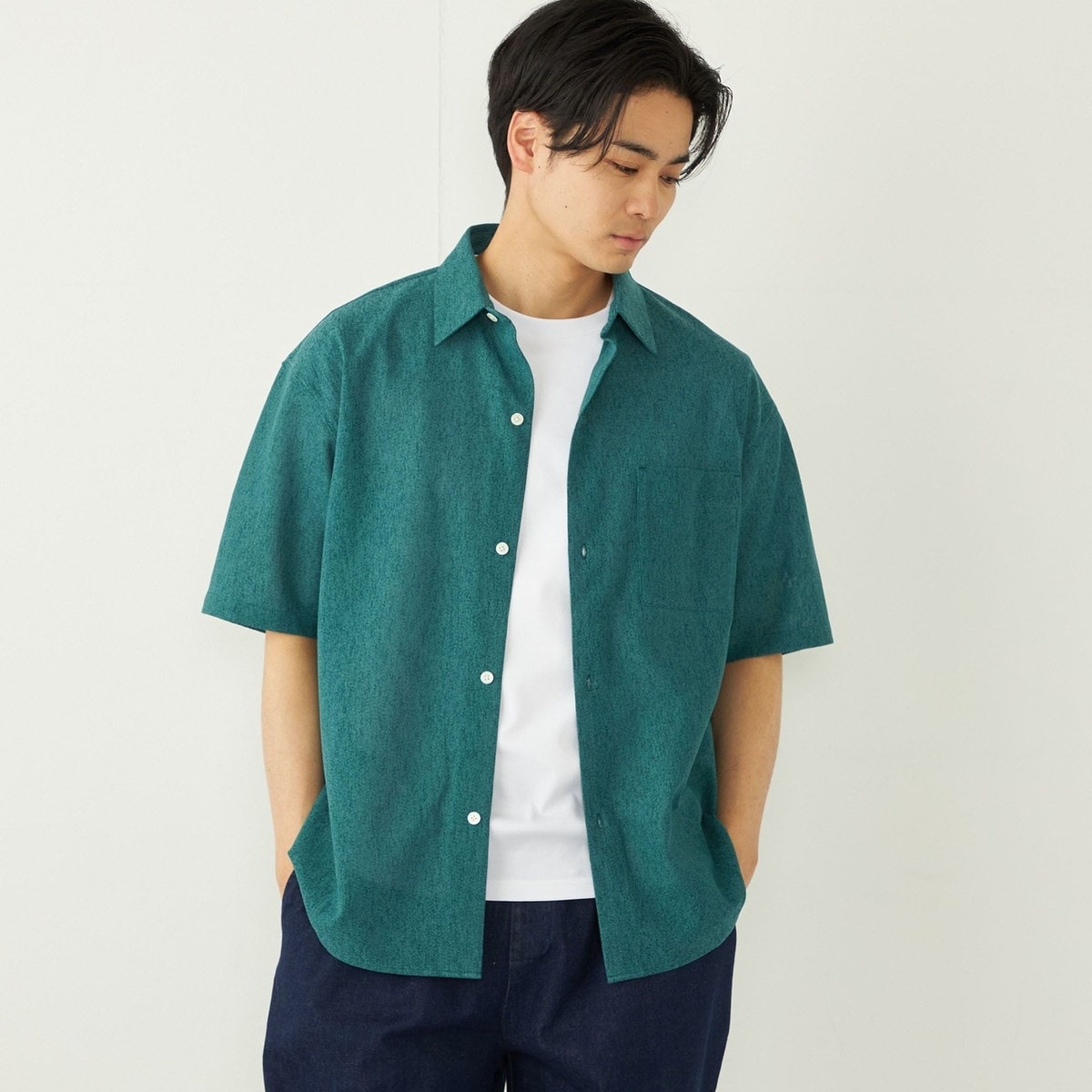 SHIPS Colors:〈洗濯機可能〉シャリル ジャージー シャツ◇