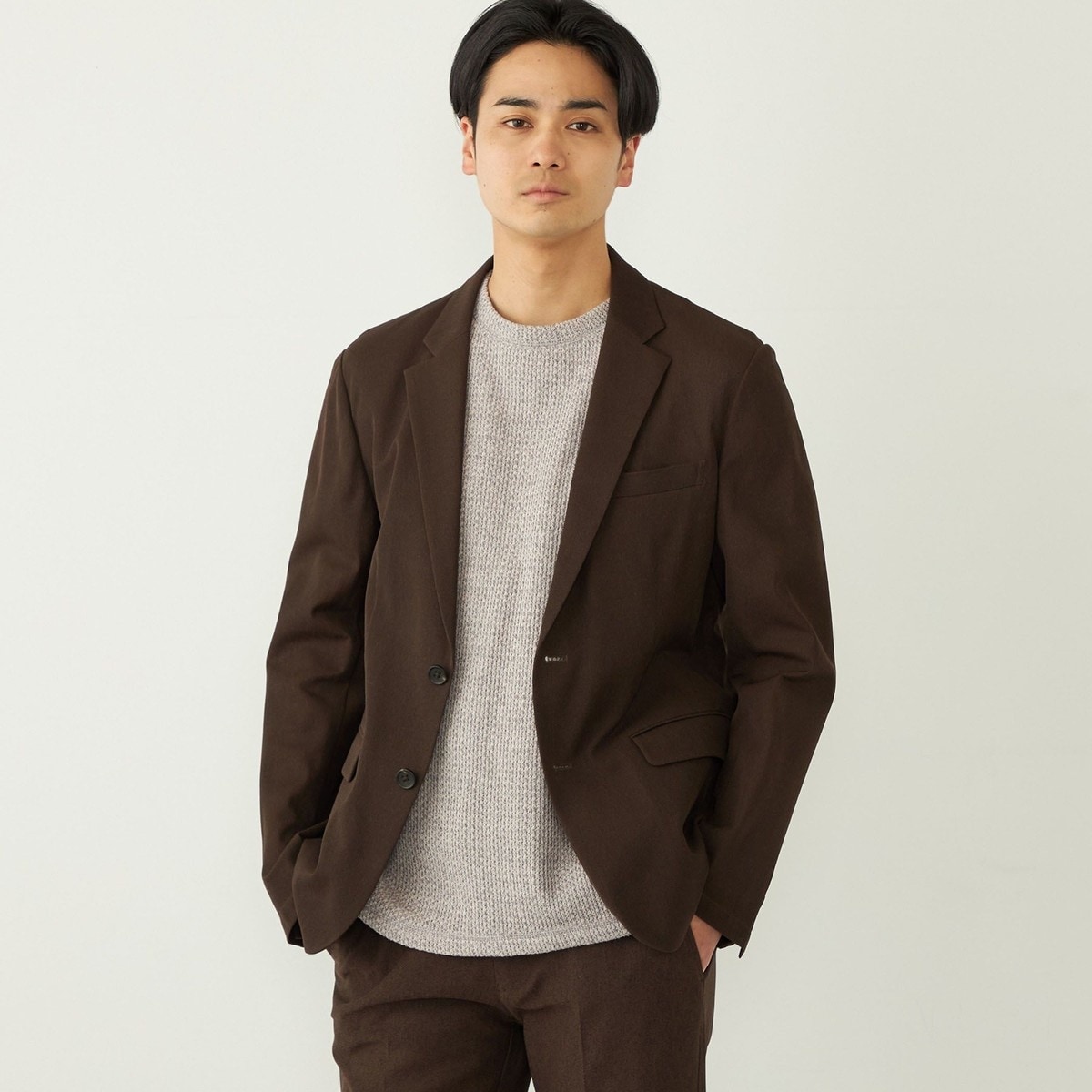 SHIPS Colors:〈洗濯機可能〉シャリル ジャージー 2B ジャケット