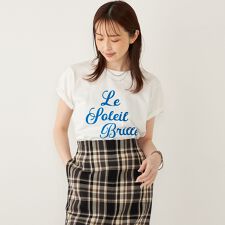 《追加予約》SHIPS Colors:16-/OE フロッキー ロゴ Tシャツ◆