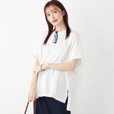 SHIPS Colors:〈手洗い可能〉ハイツイスト ケープ プルオーバー