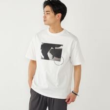 SHIPS Colors:フォト プリント Tシャツ