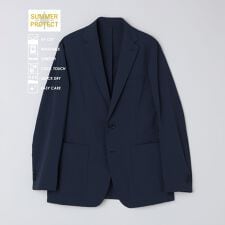 SHIPS Colors:〈UVカット・接触冷感・速乾・洗濯機可能〉サマープロテクト ジャケット