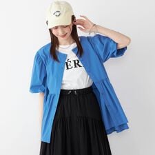 SHIPS Colors:〈接触冷感・UVカット・撥水〉マルチファンクション 羽織 シャツ◇