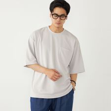 SHIPS Colors:〈汗隠し・接触冷感・紫外線軽減〉FRESH TECH ルーズ Tシャツ