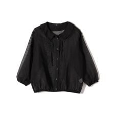 SHIPS Colors:〈手洗い可能〉シアー リネンライク アノラック シャツ