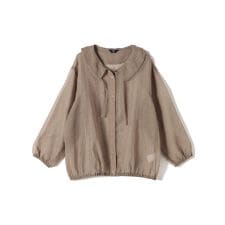 SHIPS Colors:〈手洗い可能〉シアー リネンライク アノラック シャツ