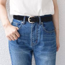 SHIPS Colors:ラウンドコーナー バックル ベルト◇