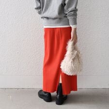 SHIPS Colors:〈手洗い可能・UVケア〉テレコ タイトスカート