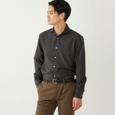 SHIPS Colors:〈洗濯機可能〉ノーアイロン ワイドカラー シャツ