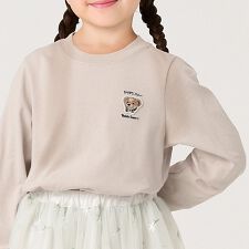 SHIPS Colors:80～130cm / TeddyBear(R) ワンポイント ロンT◇