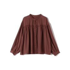 SHIPS Colors:〈手洗い可能〉カットオフ フリル シャツ
