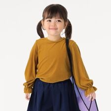 SHIPS Colors:90～140cm /〈洗濯機可能〉シアー ベロア トップス◇