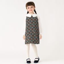 SHIPS Colors:100～130cm /〈洗濯機可能〉ジャカード Aライン ワンピース◇