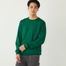 SHIPS Colors:〈手洗い可能〉アンチピリング 12ゲージ クルーネック ニット