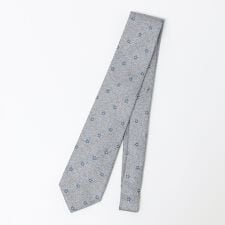 SHIPS Colors:日本製 シルク フラワー 小紋柄 ネクタイ