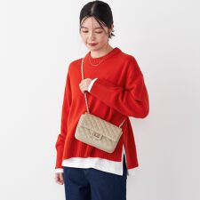 SHIPS Colors:〈手洗い可能〉フラッフィー クルーネック ニット◇