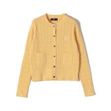 《一部追加・新色予約》SHIPS Colors:〈手洗い可能〉ミニケーブル カーディガン◆