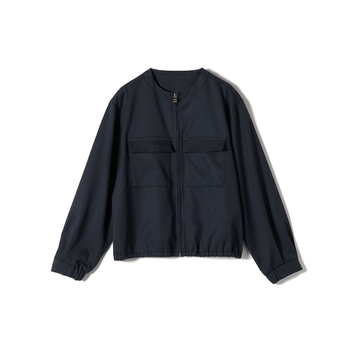 SHIPS any:〈撥水・洗濯機可能〉スタンドカラー ドロスト