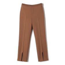 SHIPS Colors:〈手洗い可能〉ストレッチ ツイル スリット パンツ