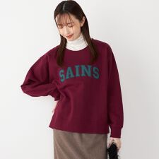 SHIPS Colors:〈手洗い可能〉ロゴ エンブロイダリー スウェット