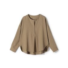 SHIPS Colors:〈手洗い可能〉2WAY フルダル ブラウス