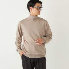 SHIPS Colors:〈手洗い可能〉アンチピリング 12ゲージ タートルネック ニット