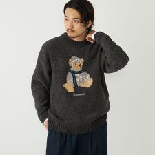 《追加予約》SHIPS Colors:〈洗濯機可能〉TeddyBear(R) モール ニット◇