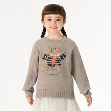 《一部追加予約》SHIPS Colors:100～140cm /TeddyBear(R) ニット◆