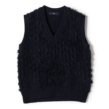 SHIPS Colors:〈手洗い可能〉フリンジ ベスト