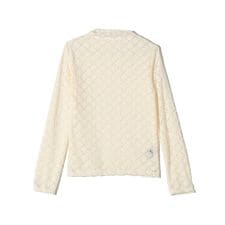 SHIPS Colors:〈手洗い可能〉起毛レース インナートップス