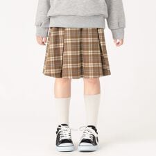 SHIPS Colors:100～140cm /〈洗濯機可能〉 リンク チェック スカート