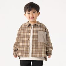 SHIPS Colors:100～140cm /〈洗濯機可能〉チェック ワイド ボックスシャツ