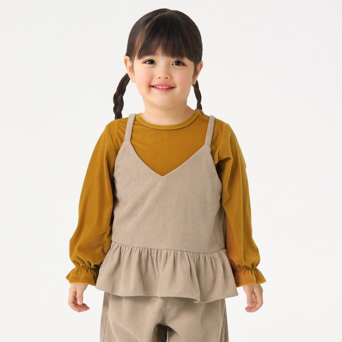 SHIPS Colors:100～130cm /〈洗濯機可能〉コーデュロイ ビスチェ