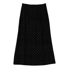 SHIPS Colors:〈手洗い可能〉グリッタープリント ポリエステルベロア フレアスカート