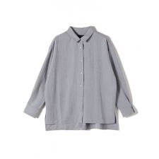 SHIPS Colors:〈手洗い可能〉バック サテン オーバー シャツ