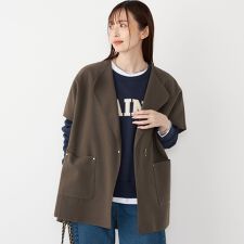 シップス カラーズ(SHIPS Colors)のSHIPS Colors:ダブルフェイス ウールライク オーバー ジレ