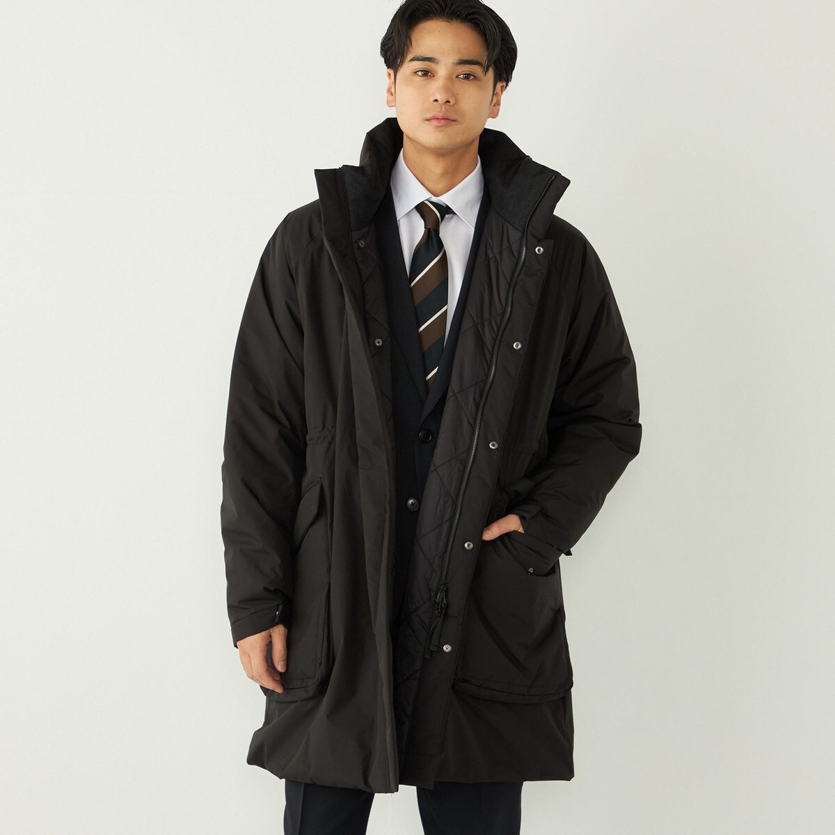 SHIPS colors 中綿モッズコート SHIPS Colors:〈撥水・防風〉中綿 モッズコート | シップス カラーズ