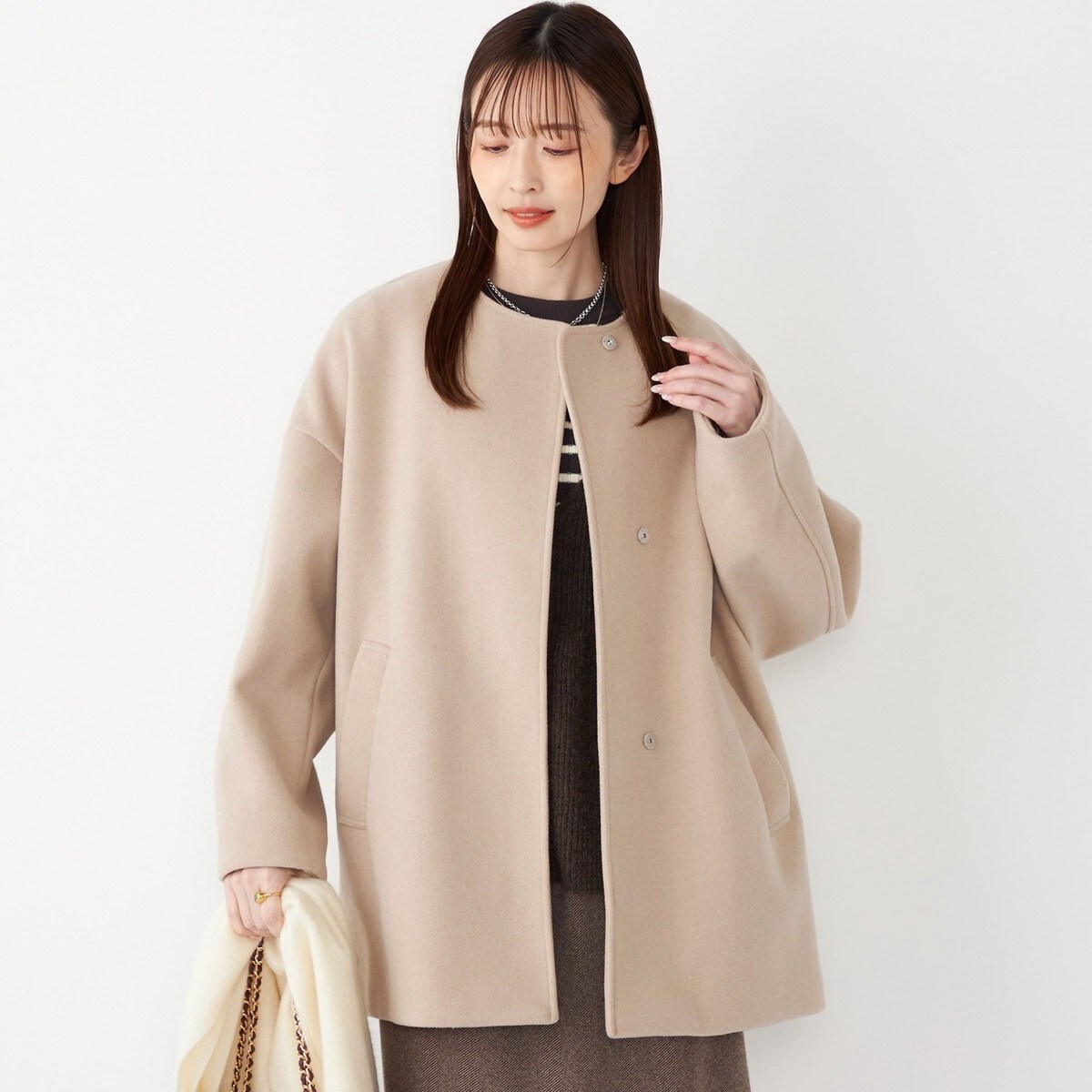 レリューム シャギースライバーコクーンコート シャギースライバージップコクーンコート | ジャーナルスタンダード